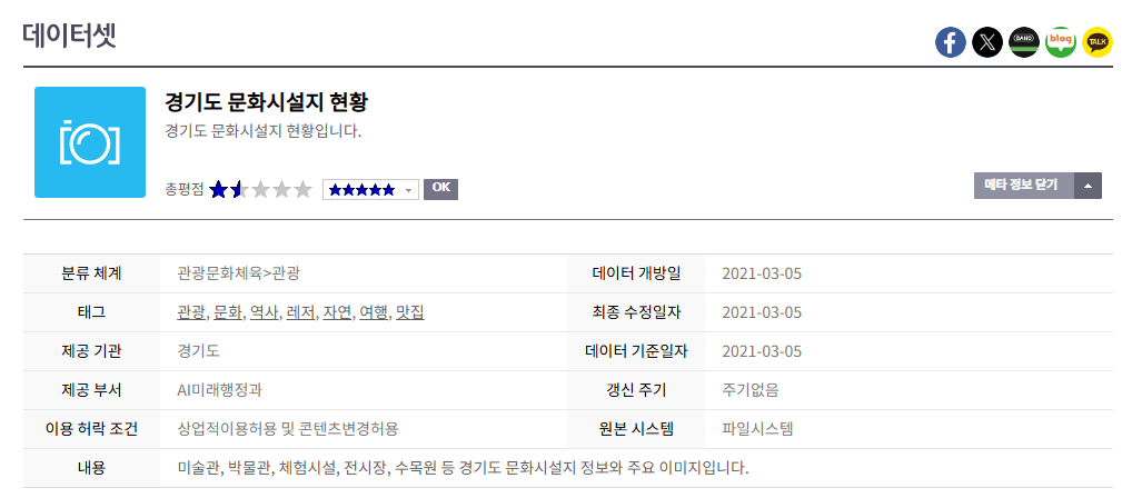 경기도 데이터 드림